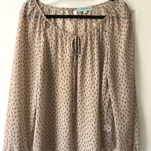 Nordstrom Pleione Shear Long Sleeve Blouse